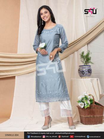 S4U-Sparkle-Luxury-kurtis-with-Pant-catalog-wholesaler-6