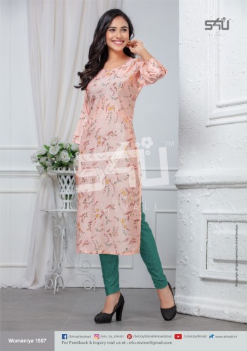 S4U Womaniya vol 15 Modal Silk kurtis Wholesaler