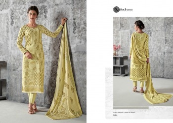 Sadhana fashion vol 34 pashmina Winter Salwar Kameez wholesaler