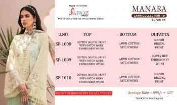 Sairoz Fab Manara Lawn collection 21 Super Nx Pakistani Suits