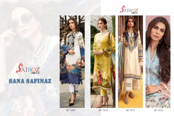 Sairoz Sana Safinaz Cotton Pakistani Suits catalog wholesaler