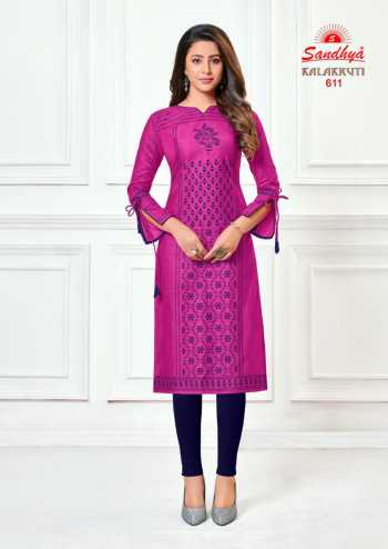 Sandhya kalakruti vol 20 Cotton Casual wear kurtis