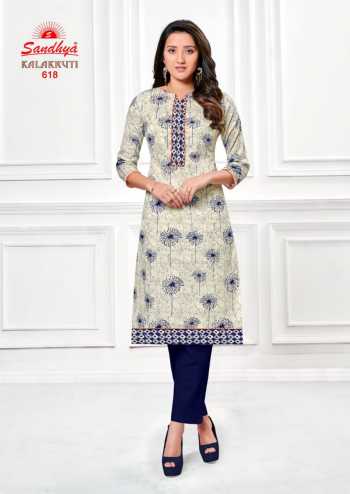 Sandhya kalakruti vol 20 Cotton Casual wear kurtis