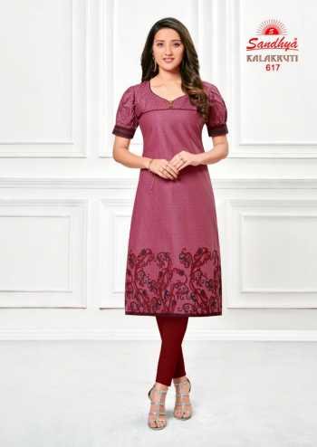 Sandhya kalakruti vol 20 Cotton Casual wear kurtis