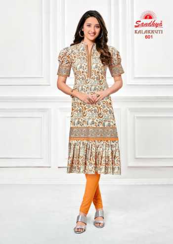 Sandhya kalakruti vol 20 Cotton Casual wear kurtis