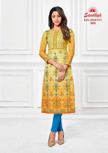 Sandhya kalakruti vol 20 Cotton Casual wear kurtis