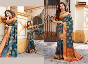 Sangam print Kanjivaram Silk Saree wholesaler