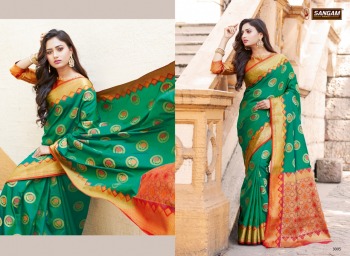 Sangam print Kanjivaram Silk Saree wholesaler