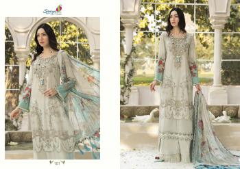 Saniya trends mariya b lawn m print pakistani suits catalog