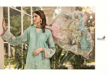 Saniya trends mariya b lawn m print pakistani suits catalog