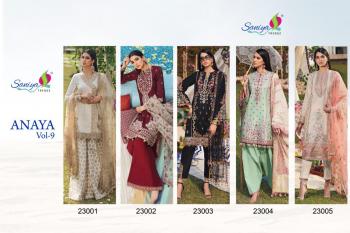 Saniya trendz Anaya vol 9 cambric Cotton pakistani Suits