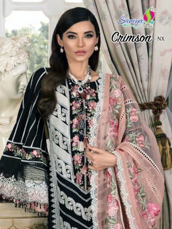 Saniya Trendz Crimson 21 nx pakistani Suits