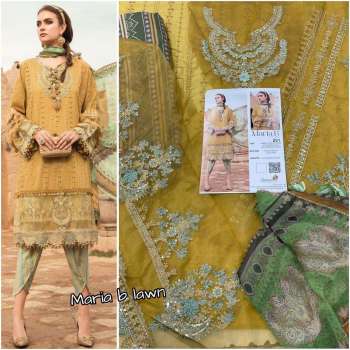 Saniya Trendz Maria b Lawn 2021 Cambric Cotton Pakistani Suits