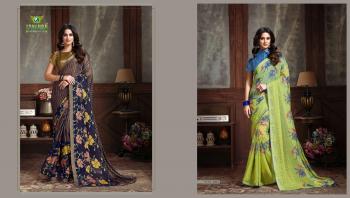 sanskar carvaan Brasso Saree catalog wholesaler