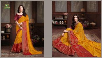 sanskar carvaan Brasso Saree catalog wholesaler