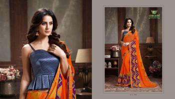 sanskar carvaan Brasso Saree catalog wholesaler