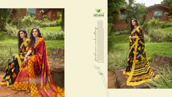 Sanskar Fly Chiffon Casual wear Saree catalog Wholesaler