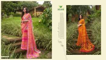 Sanskar Fly Chiffon Casual wear Saree catalog Wholesaler