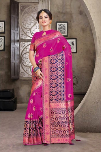 Sanskruti Crystal Silk Saree wholesaler