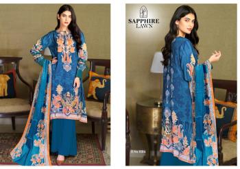 Sapphire Lawn Cotton Pakistani Dress wholesale Price