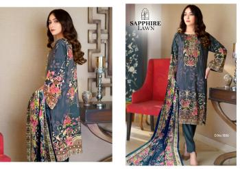 Sapphire Lawn Cotton Pakistani Dress wholesale Price