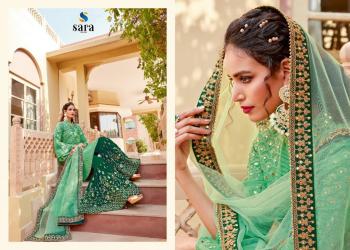 Sara Navya vol 3 Chinon Bridal Wedding Salwar kameez wholesaler