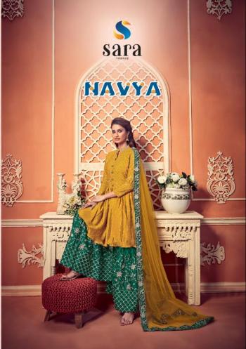 Sara Trendz Navya Chinon Wedding Sharara Suits wholesaler