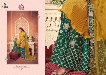 Sara Trendz Navya Chinon Wedding Sharara Suits wholesaler