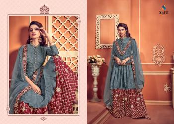 Sara Trendz Navya Chinon Wedding Sharara Suits wholesaler