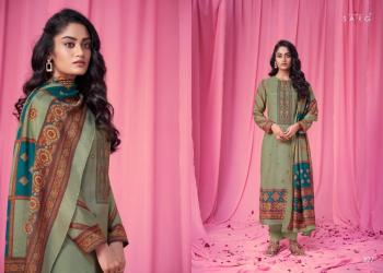 Sarg Rang Mahel Maslin Silk Salwar KAmeez wholesaler