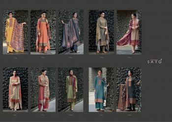 Sarg Spardha Cotton Satin hand work Suits wholesaler