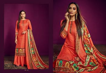 Sargam print Ajrakh Pashmina Winter Salwar Kameez wholesaler