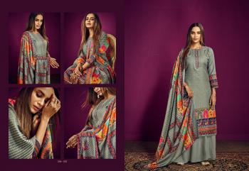 Sargam print Ajrakh Pashmina Winter Salwar Kameez wholesaler