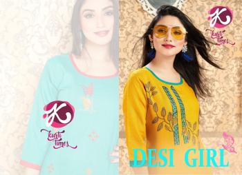 Kurti Times Desi Girl Cotton casual wear  kurtis wholesaler