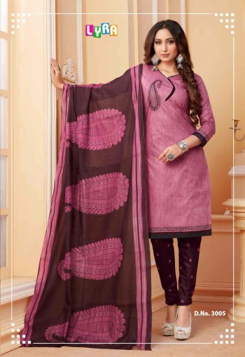 SC Lyra Cotton Churidar dress material wholesaler