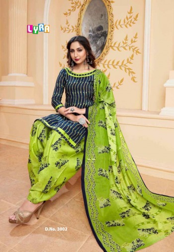 SC Lyra Cotton Churidar dress material wholesaler