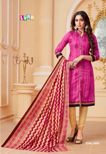 SC Lyra Cotton Churidar dress material wholesaler