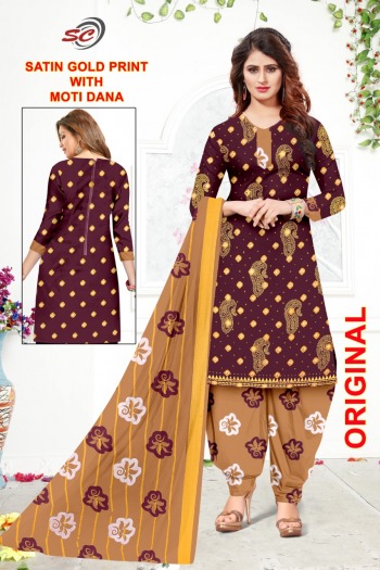 SC Satin Gold Print Dress buy wholesale price