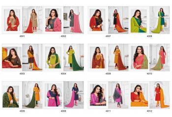 Shagun Lifestyle Ballon vol 4 Jharna Silk Churidar dress material