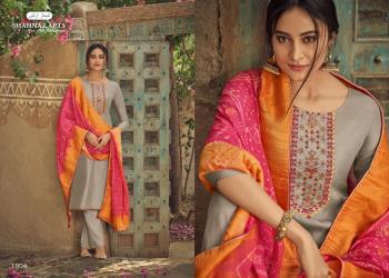 Shahnaz Arts Diyah Tussar Silk Salwar Kameez catalog wholesaler