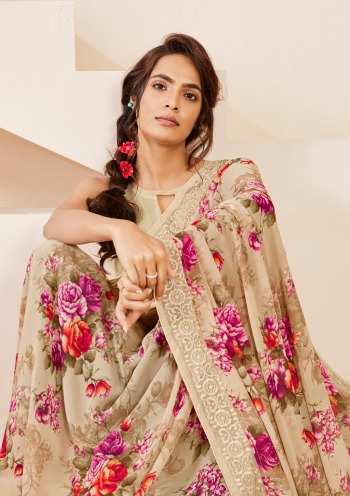 Shangrila kaamini vol 14 Floral Saree wholesale Price