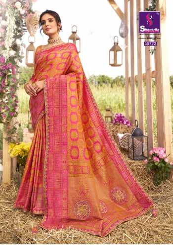 Shangrila kalakanya Silk Zari Silk saree buy wholesale price