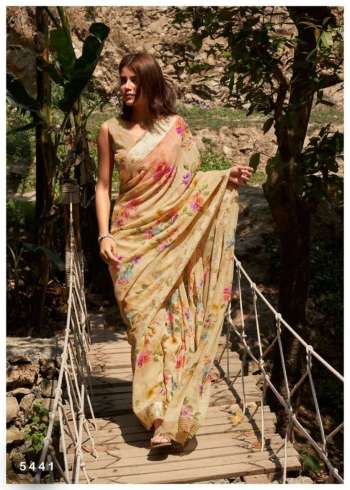 Shangrila Kanchana Cotton vol 6 Linen Saree wholesaler