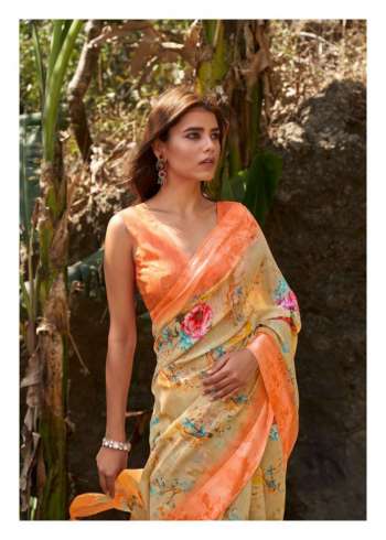 Shangrila Kanchana Cotton vol 6 Linen Saree wholesaler