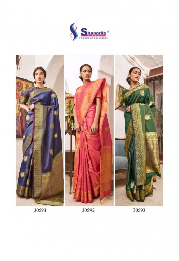 Shangrila Majestic Silk vol 2 Wedding Saree wholesaler