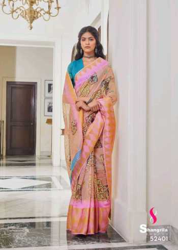 Shangrila naina Linen Cotton Saree wholesaler