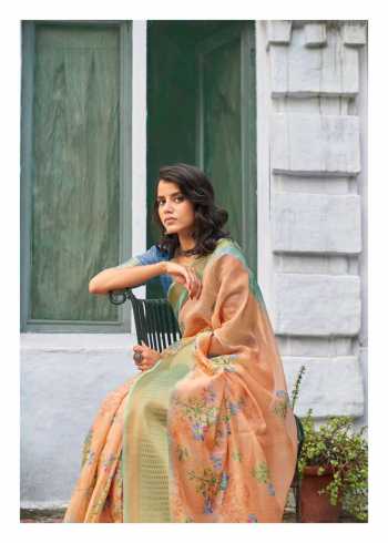 Shangrila naina Linen Cotton Saree wholesaler