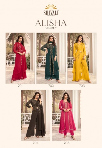 Shivali Alisha vol 7 Party wear Kurtis wholesaler