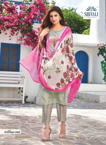 Shivali Nikhar Kurtis with palazzo pant and Dupatta