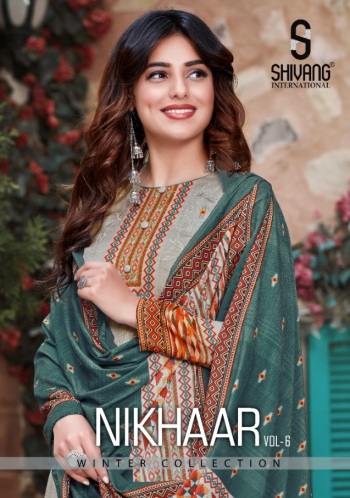 Shivang Nikhaar vol 6 Pashmina Suits catalog wholesaler